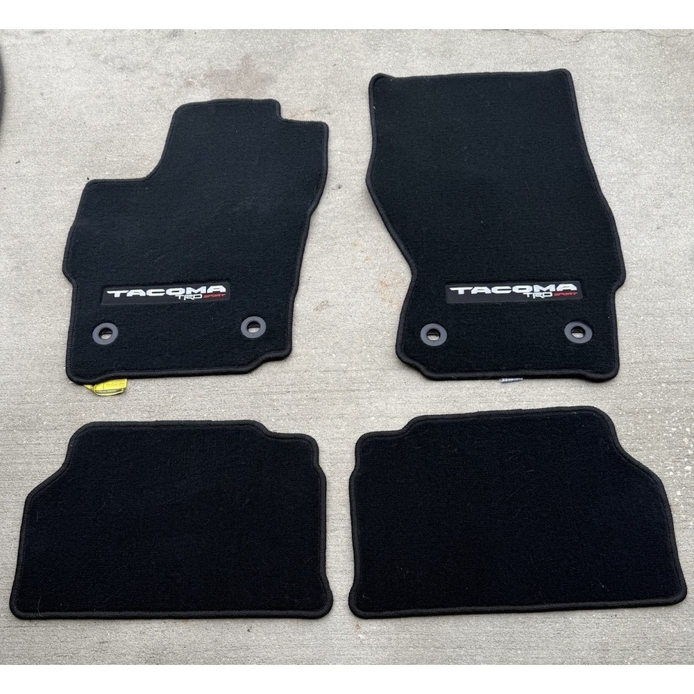 2025 Toyota Tacoma TRD Sport OEM Floor Mats for Double Cab